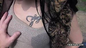 Czech chick seduced mall plowed POV