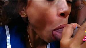 ruby's throat owned by two dominating friends' cocks
