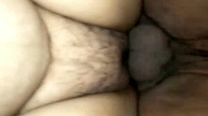 whoa 😍 desi wife's big ass takes monster cock pounding to orgasm!