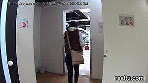 Czech chick seduced mall plowed POV