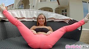 ohh tina's shoving hot toys deep in her tight ass and clit!