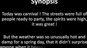 Riders brave storm in leather outfits for outdoor doggystyle pounding on street