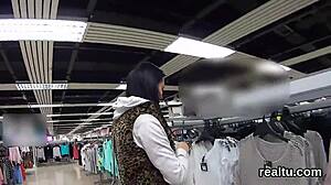 Czech chick seduced mall plowed POV