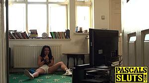 Teen Subslut Bound And Spanked Before Hard Doggystyle Pounding!