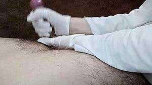 this clinic's nurse massages cock for your sperm donation