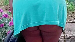 caught evangelical neighbor watering plants bare ass no panties outdoor
