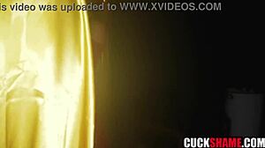 Wife Rides Big Black Cock Post-Halloween as Cuck Watches