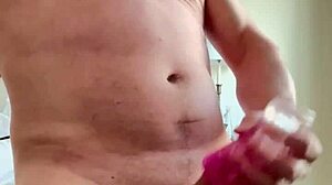 Neighbors Watch Muscular Stud Stroke Monster Cock by Open Hotel Window