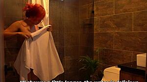 I'm Secretly Pounding My Friend's Shameless Big-Ass Wife In The Bathroom!