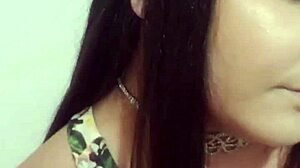 Her cute hairy pussy quivers with emotion as toys bring intense solo orgasms