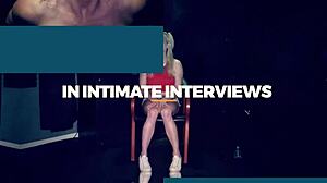 Rebel lynn kneels gloryhole slurping stranger cocks swallowing hot loads