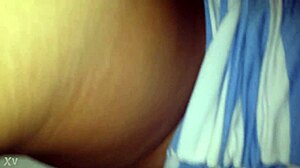 Suggestive Venezuelan Wife Bent Over Ass Doggystyle Tease