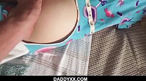 Horny Stepfather Pounds Blonde Big Ass Teen Casey Ballerini POV Cowgirl Ride