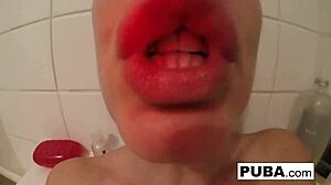 Busty Brett Rossi's Hot Bath Turns into Pussy Masturbation Frenzy
