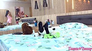 young tranny gabrielly ferraz creampied bareback deep 😍💦