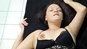 Greedy young slut's beautiful huge pussy takes it all deep inside during rough fucking