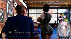 Milf Anna teases in stockings and upskirt during outdoor adult game fun