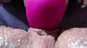 extreme close-up big clit squirting orgasm