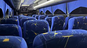 I suck off stranger passenger on real bus till he cums in my mouth!