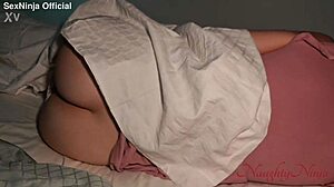 I have to share this cramped bed with my step-sister again since granny's visiting every time