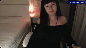 jessy milf strips teases perky tits clit pussy
