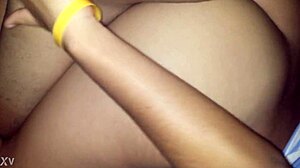 Suggestive Venezuelan Wife Bent Over Ass Doggystyle Tease