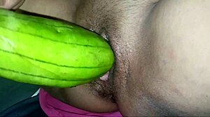 fuck machine and hard dick double penetrate me to anal orgasm creampie