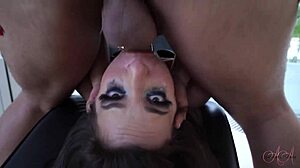 she deepthroats that cock so sloppy it's the best way
