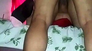 Homemade latina pregnant milf bent over doggystyle anal creampie squirting