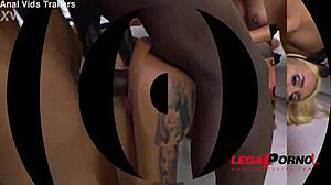 hey russian sluts katrin and emily thorne take intense interracial dp in wild foursome
