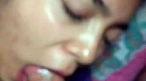 Her Big Tits Bounce Wild as Petite Latina Emo Chupa My Monster Cock While We Binge Series