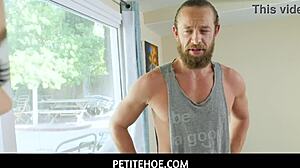 Hey Lily Glee petite pornstar I cant resist that huge fitness cock!