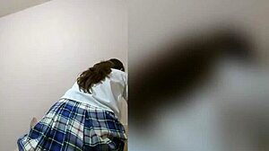 Innocent teen student visits teacher for extra lessons but gets homemade dick pounding her tight chochito!