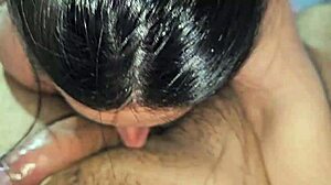 Wife's Throat Play Builds to Intense Deep Session