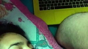 Her Big Tits Bounce Wild as Petite Latina Emo Chupa My Monster Cock While We Binge Series