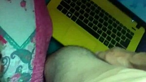Her Big Tits Bounce Wild as Petite Latina Emo Chupa My Monster Cock While We Binge Series