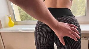 I fuck my lover while chatting with husband