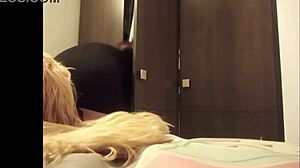 Spy Cam Catches Stepsister's Tits and Pussy Flash While Changing After Shower!