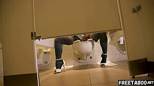 Jesse Pony Risks Office Anal Creampie Doggystyle with Boss Monster Cock