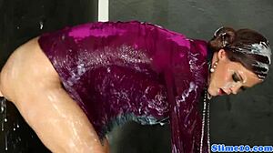 adorable classy euro babe bent over for bukkake blowbang doggystyle gloryhole cum facials!!