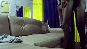 boss's girl flashes then fucks hard