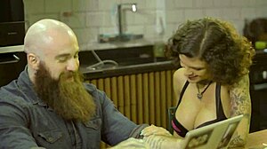 why skip the party when you can watch this couple's hot anal fuck with big ass wife?