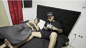 woke up to horny stepsis craving my morning load full story!