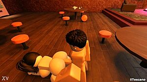 Sneaky Big Cock Slut Fuck Right In The Crowded Bar.