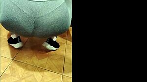 Wow, Stepmom's See-Through Leggings Cleaning Tease You?