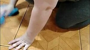 Wow, Stepmom's See-Through Leggings Cleaning Tease You?
