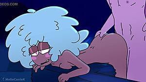 kelly and marcos share animated creampie fun in melieconiek parody