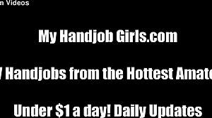mistress bella delivers sloppy handjob joi while dominating your urges