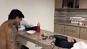 stepmom sneaks fuck with me while stepdad's gone her tits bounce wild
