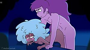 kelly and marcos share animated creampie fun in melieconiek parody